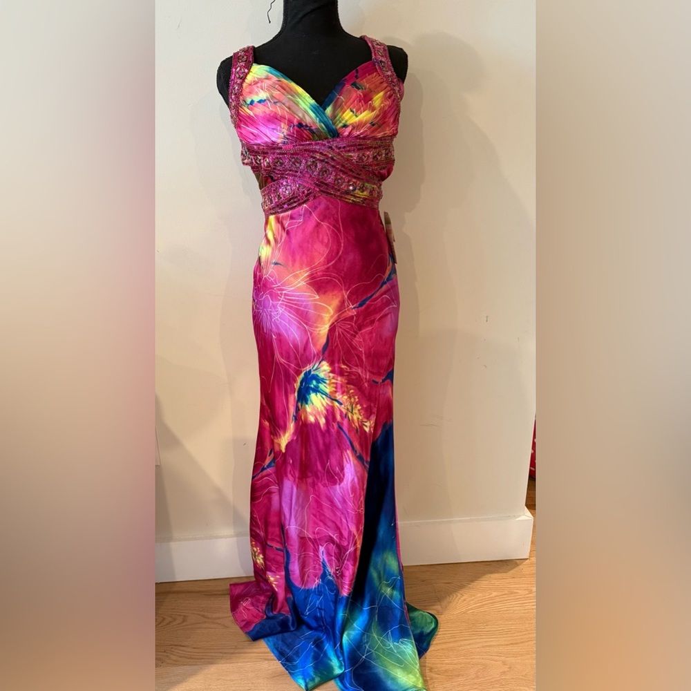 NV Couture Women's Floral Maxi Dress size 2